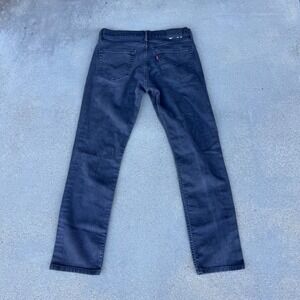 Levi's 511 Men Slim Fit‎ Tapered Jeans 34x32 Charcoal Wash